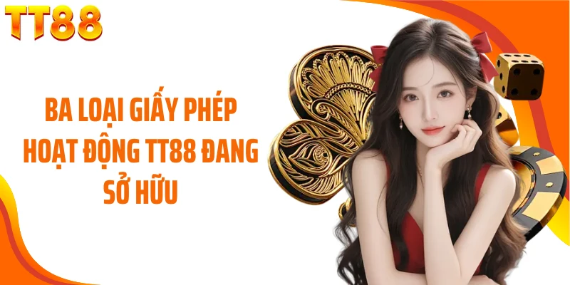 Ba loại giấy phép hoạt động TT88 đang sở hữu 