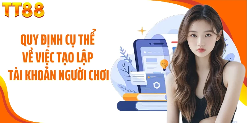 Quy định cụ thể về việc tạo lập tài khoản người chơi